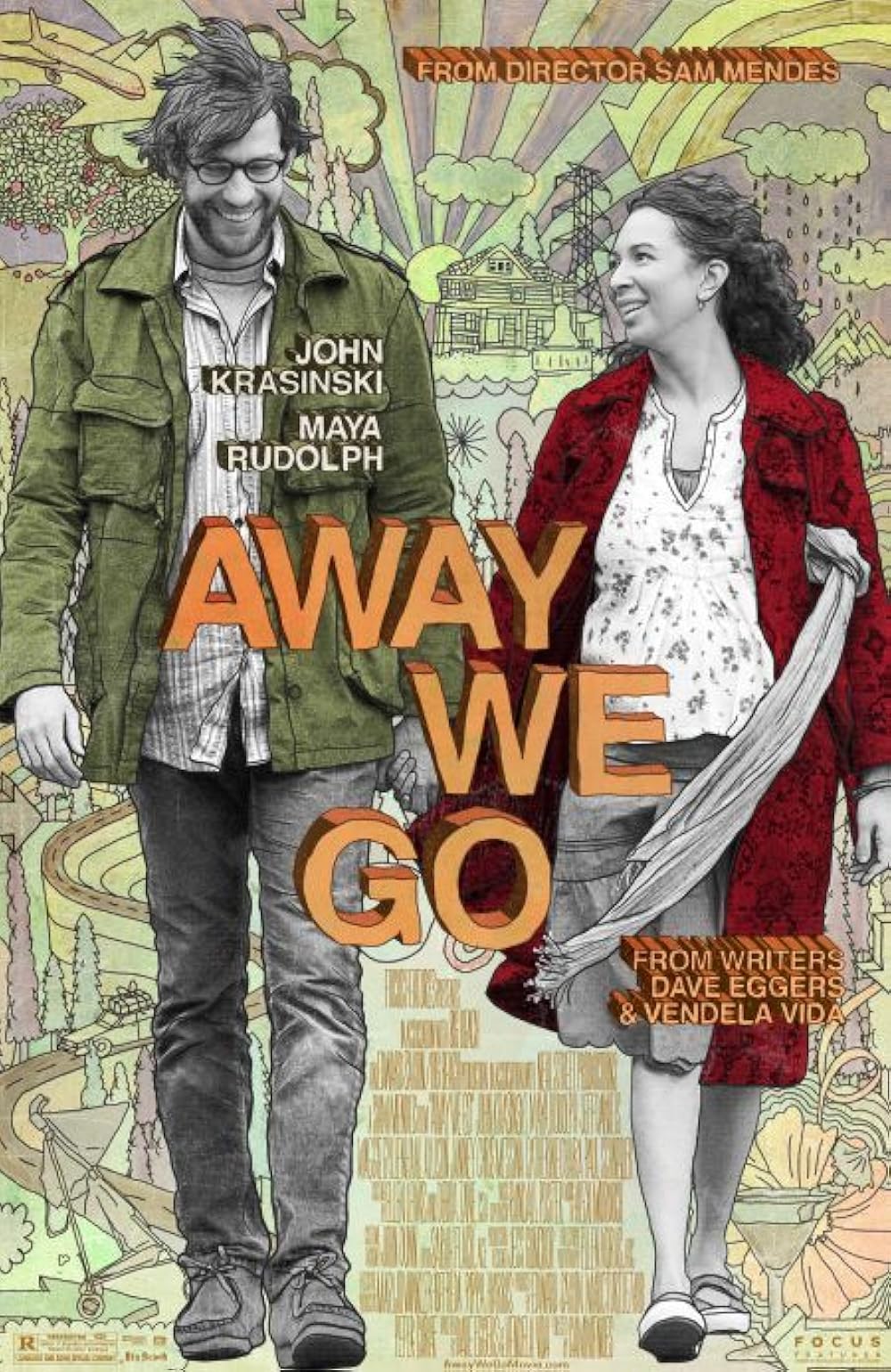 Away We Go movie poster located on MR. X website.