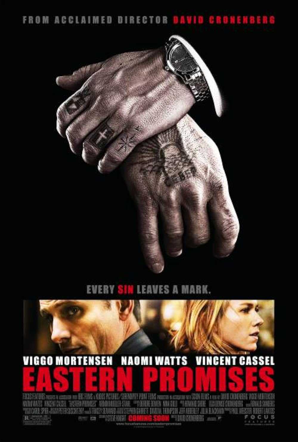 Eastern Promises movie poster located on MR. X website.