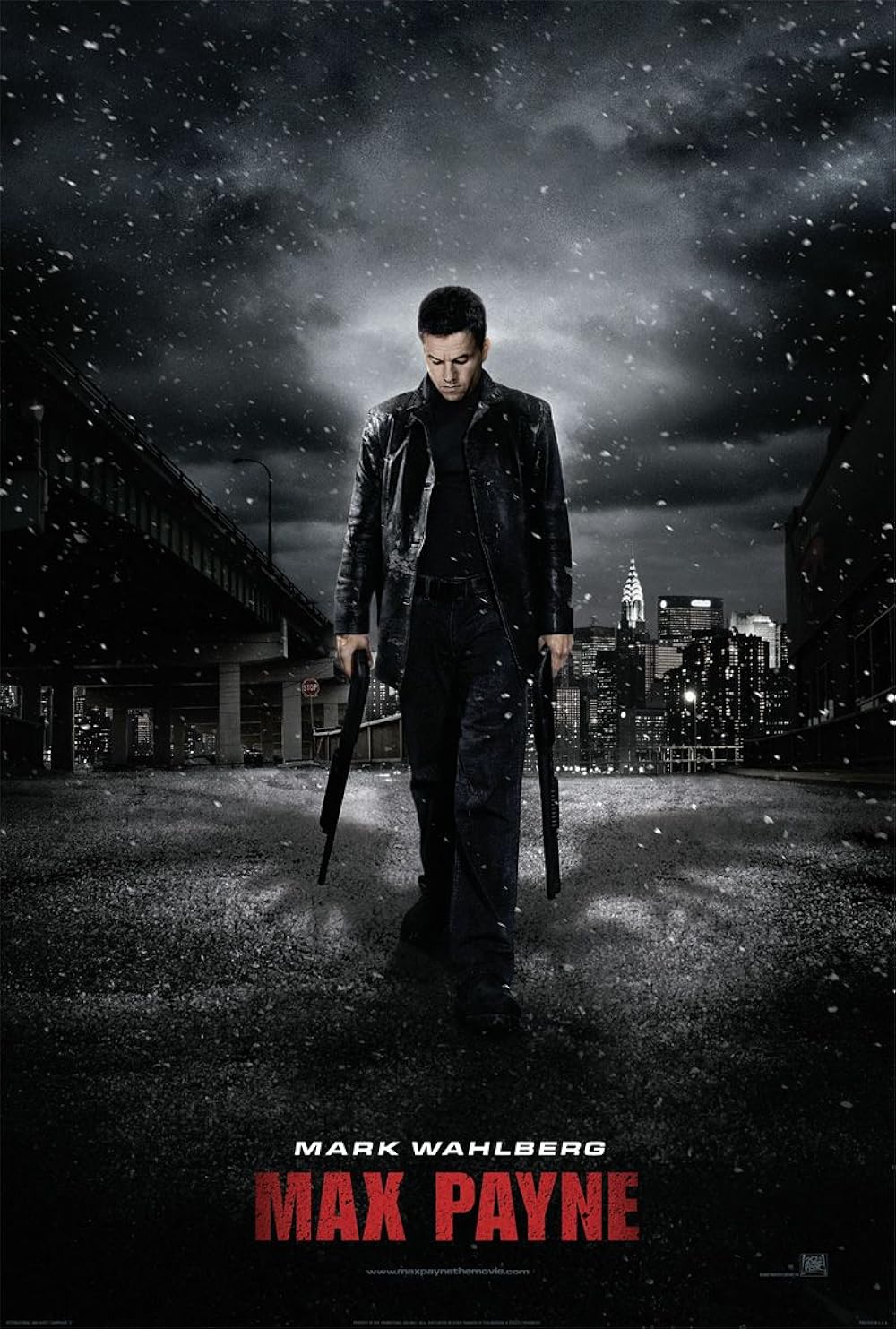 Max Payne movie poster located on MR. X website.