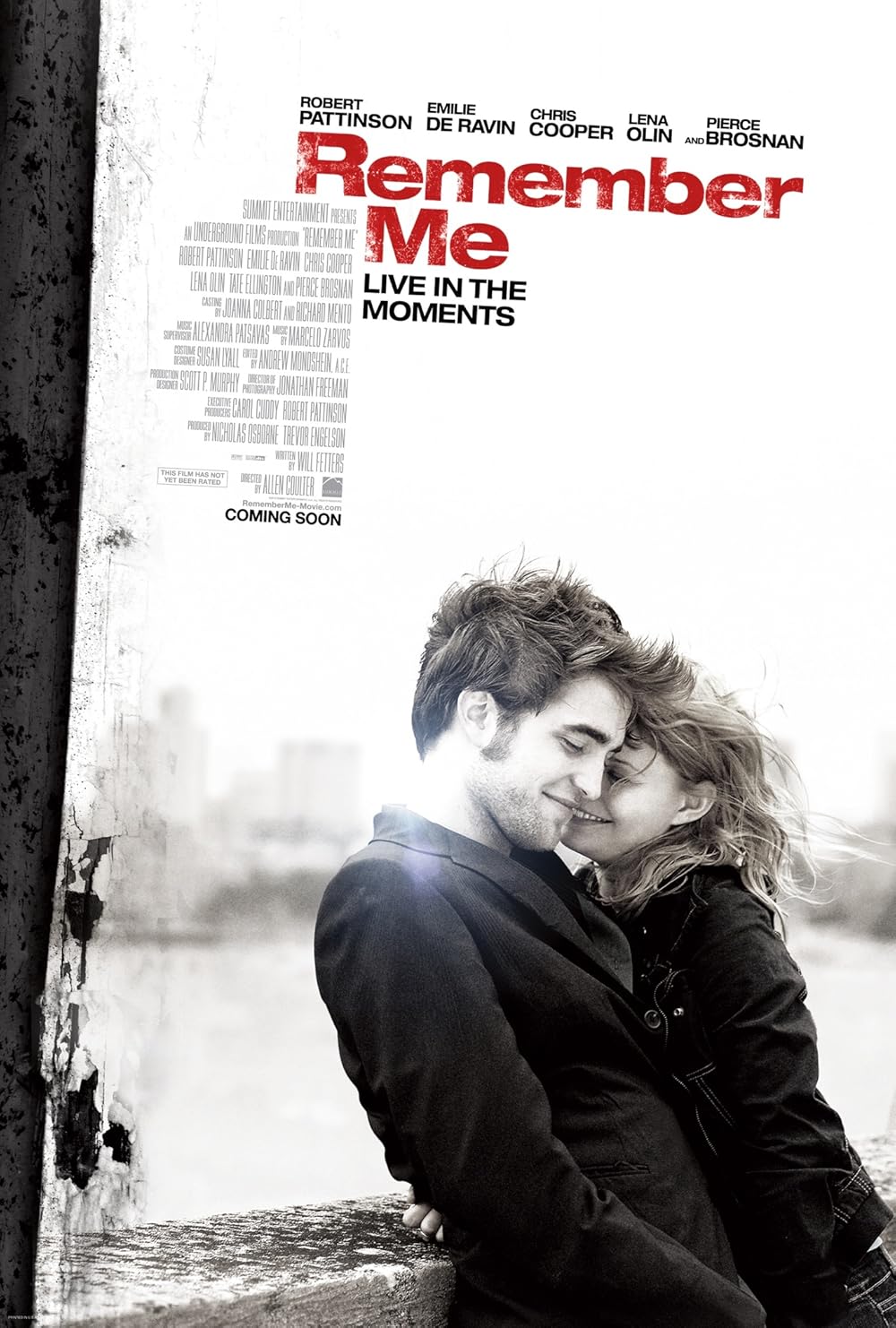 Remember Me movie poster located on MR. X website.