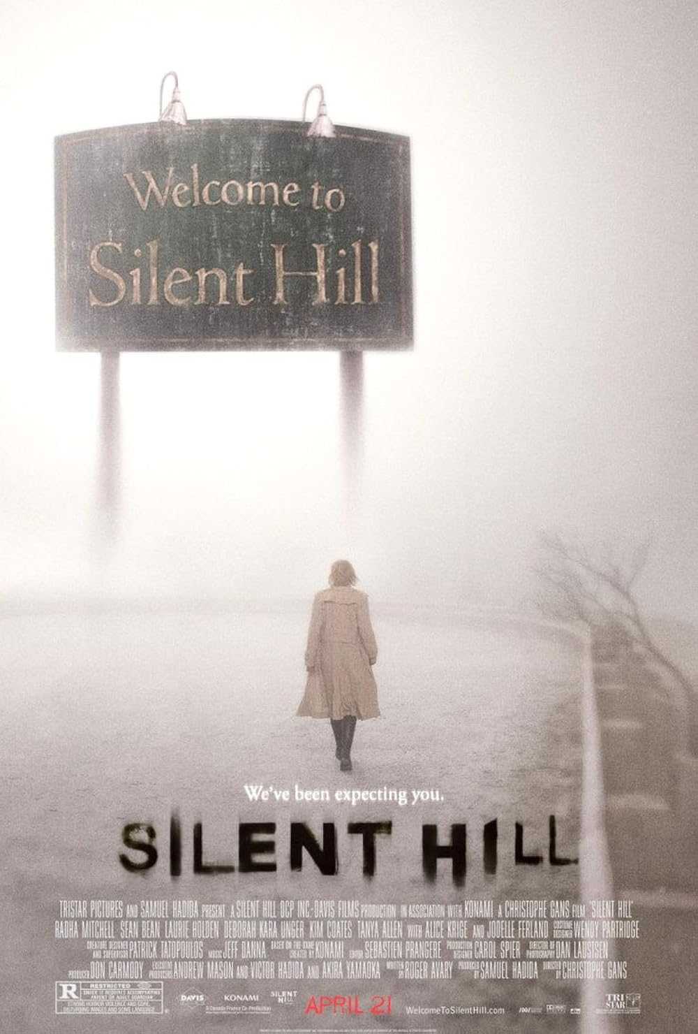 Silent Hill movie poster located on MR. X website.