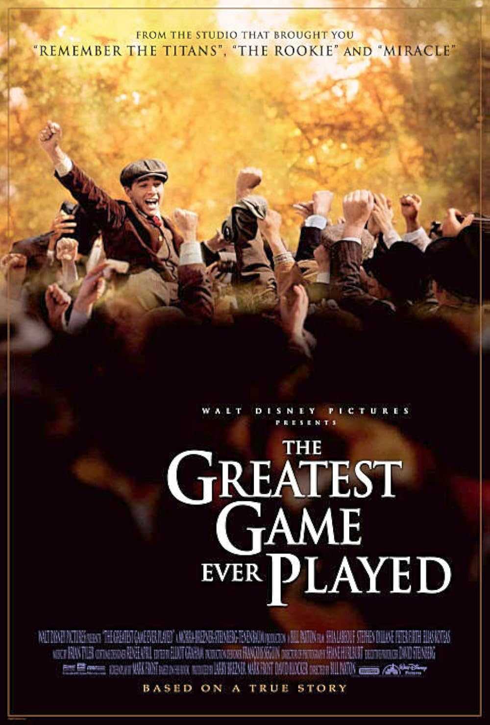 The Greatest Game Ever Played movie poster located on MR. X website.