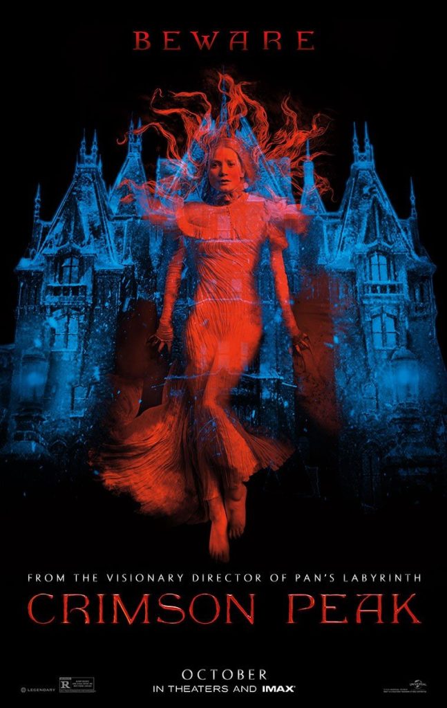 Crimson Peak movie poster located on MR. X website.