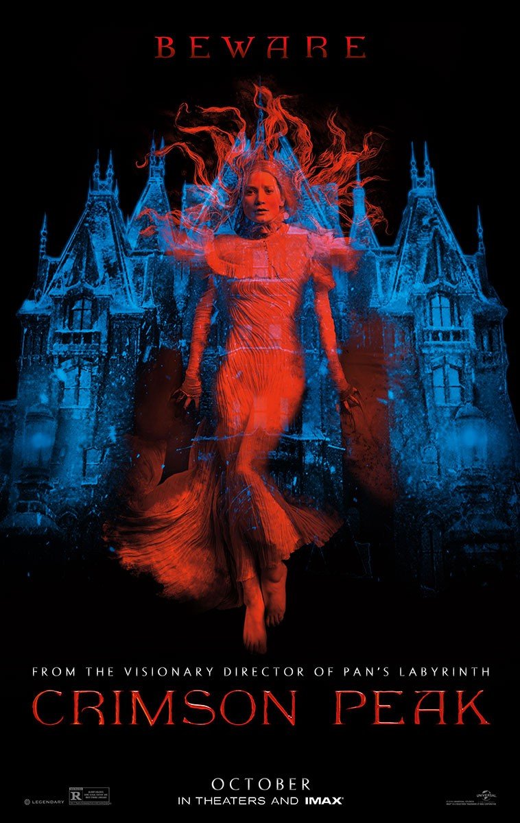 Crimson Peak movie poster located on MR. X website.