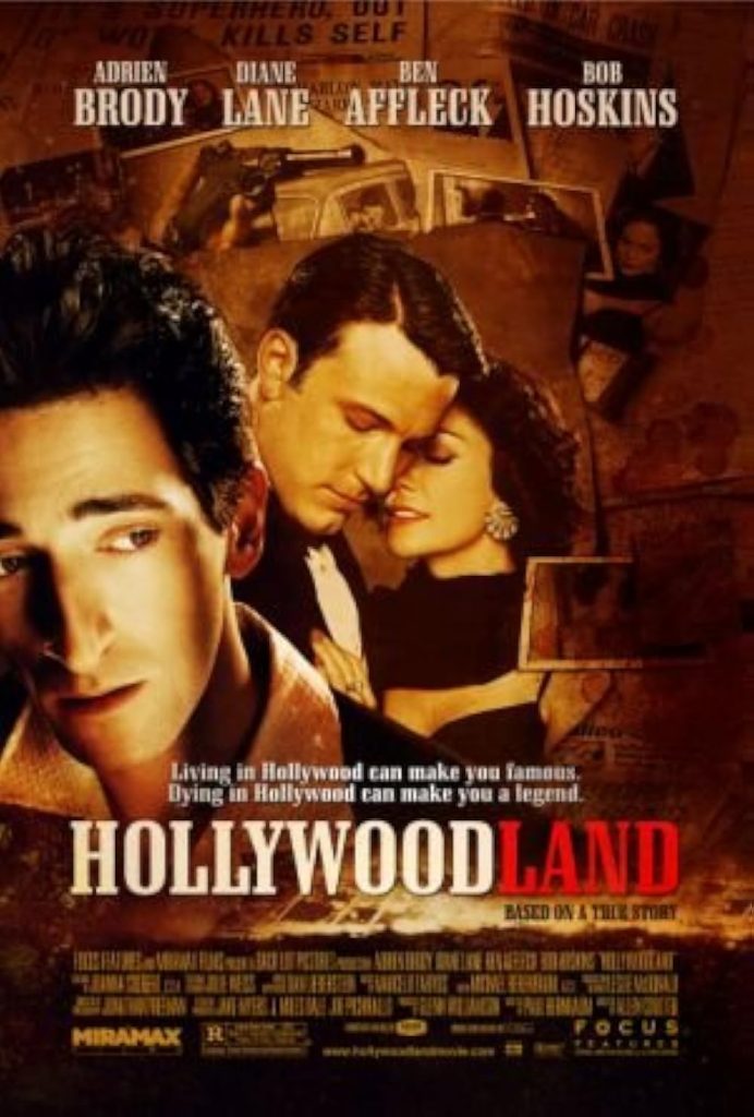 Hollywoodland movie poster located on MR. X website.