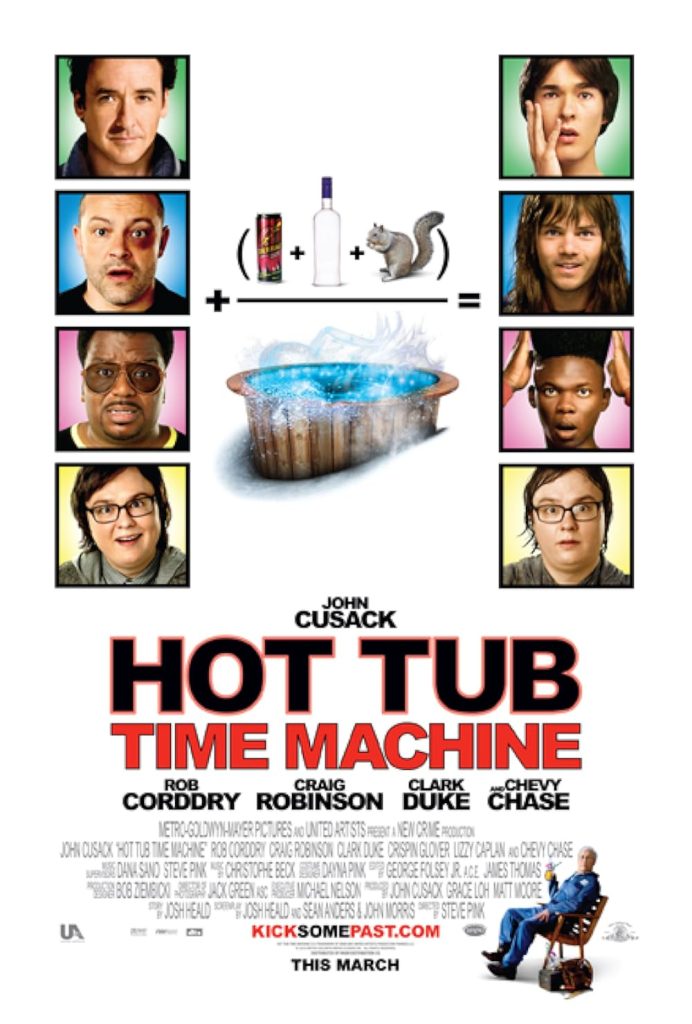 Hot Tub Time Machine movie poster located on MR. X website.
