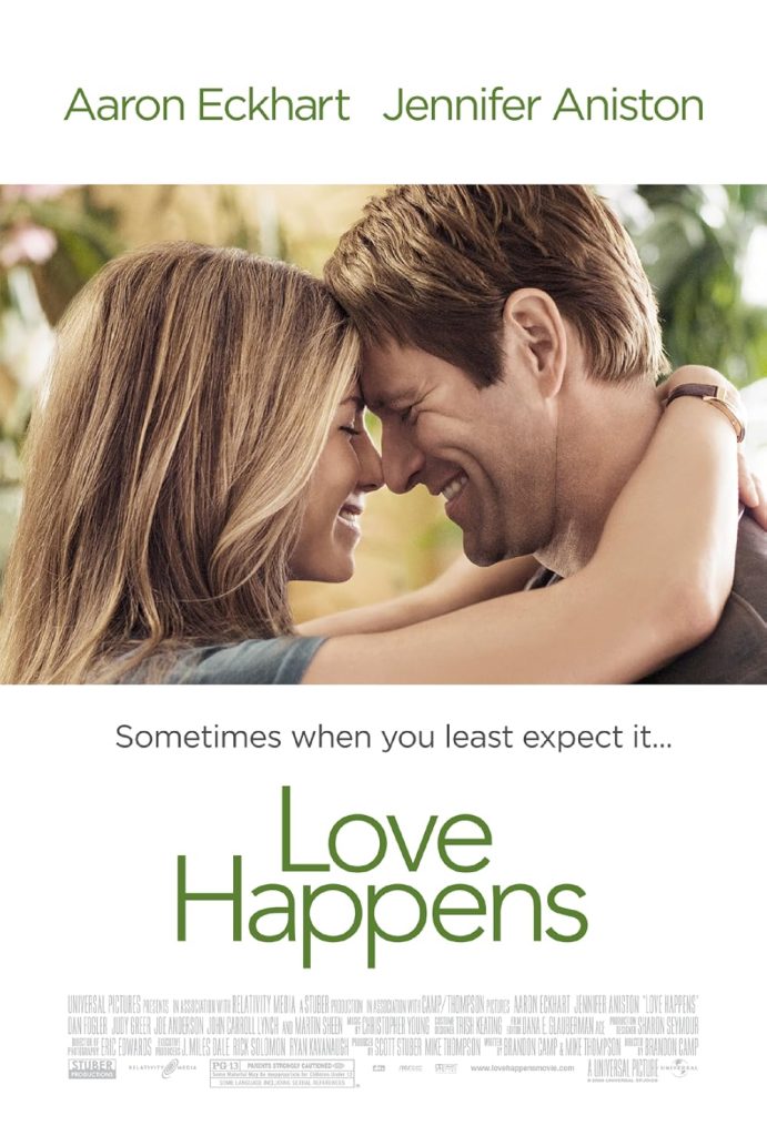 Love Happens movie poster located on MR. X website.