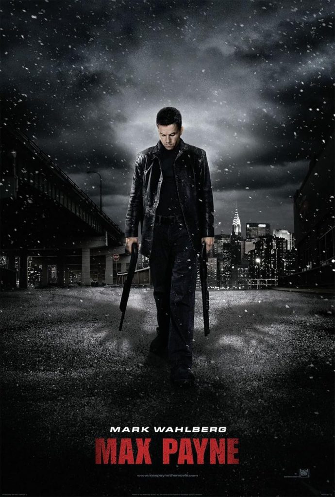 Max Payne movie poster located on MR. X website.