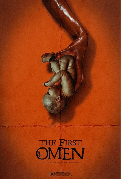 The First Omen film poster located on MR. X website.