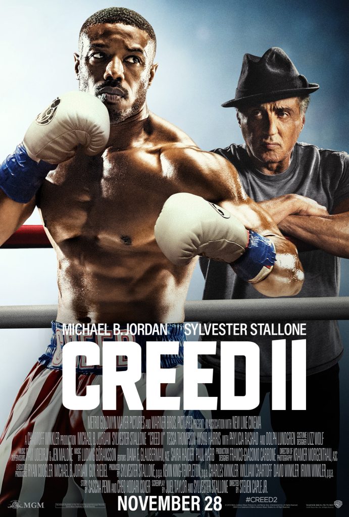 Creed II poster located on MR. X website.