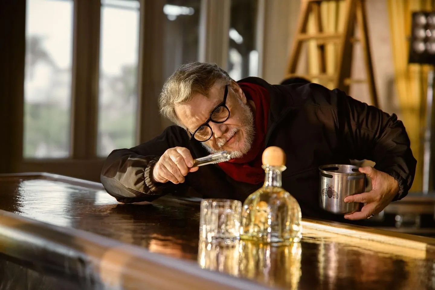 The Perfect Pour by Guillermo del Toro movie poster located on MR. X website.